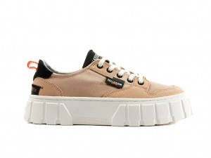 Palladium Pallatower Lo Sneakers Dam Beige | ZORMDPH-60