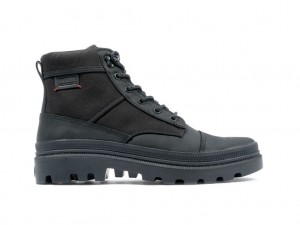 Palladium Pallatrooper Rough Stövlar Herr Svarta | UPNFVCX-19