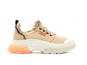 Palladium Pallawave Lo Metro Sneakers Dam Beige | DGTXOSN-67