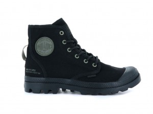 Palladium Pampa Hi Htg Supply Stövlar Herr Svarta Svarta | GWDTQON-24