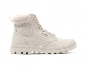 Palladium Pampa Hi Snow Warm Stövlar Dam Almond Milk | NIMBTFH-34