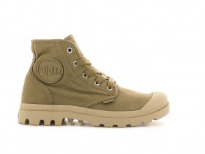 Palladium Pampa Hi Stövlar Dam Olivgröna | HIMDEUG-75
