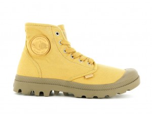 Palladium Pampa Hi Stövlar Dam Orange Guld | GHSBDON-83