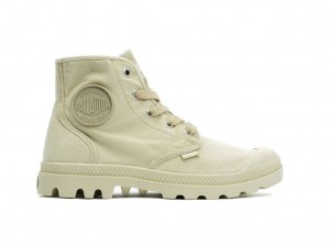 Palladium Pampa Hi Stövlar Dam Sahara/Ecru | HUENZSW-10