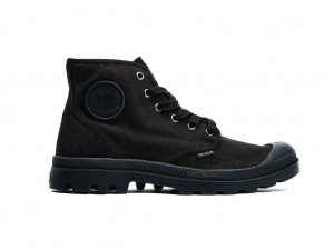 Palladium Pampa Hi Stövlar Herr Svarta Svarta | HVAECLJ-80