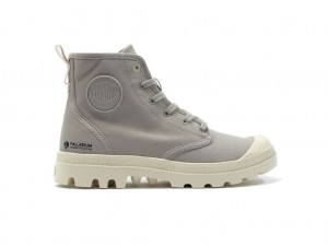 Palladium Pampa Hi Zip Organic Stövlar Herr Grå | OLKHGTQ-42