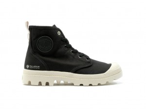 Palladium Pampa Hi Zip Organic Stövlar Herr Svarta | SXVCGWI-80