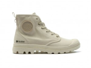 Palladium Pampa Hi Zip Organic Stövlar Herr Sahara | VOPKNIZ-70