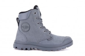Palladium Pampa Sport Cuff Wps Stövlar Herr Mörkgrå | YKDWPLX-69