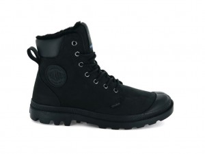 Palladium Pampa Sport Cuff Wps Stövlar Herr Svarta Svarta | GLQSRYI-51