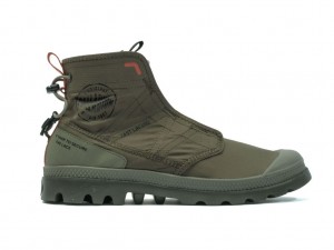 Palladium Pampa Travel Lite Rs Stövlar Dam Olivgröna | PIXNVJM-53