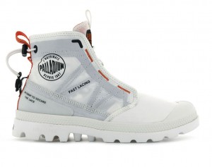 Palladium Pampa Travel Lite Stövlar Herr Vita | INZPKDR-19