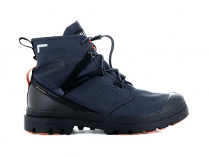 Palladium Pampa Travel Lite+ Vattentäta Stövlar Dam Indigo | AMIQWYS-14