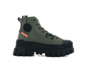 Palladium Revolt Hi Tx Stövlar Dam Olivgröna | FPLBOED-45