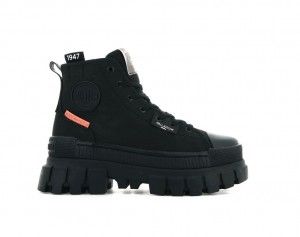 Palladium Revolt Hi Tx Stövlar Dam Svarta Svarta | FMIYCUW-79