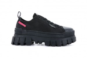 Palladium Revolt Lo Tx Sneakers Dam Svarta Svarta | WNJMLXS-78